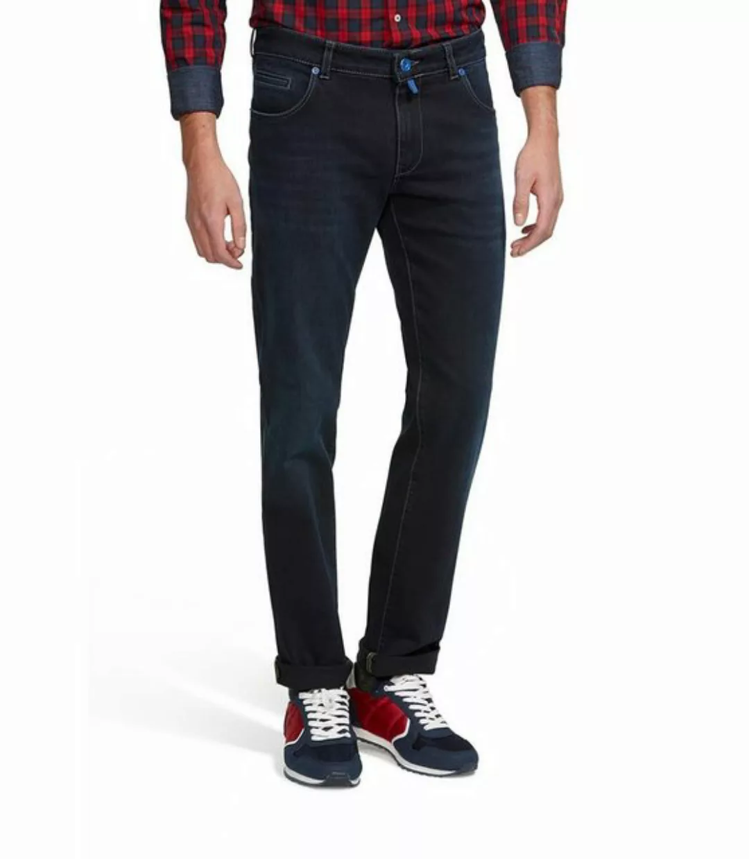 MEYER 5-Pocket-Jeans MEYER M5 REGULAR overdyed blue 362-9-6209.19 günstig online kaufen