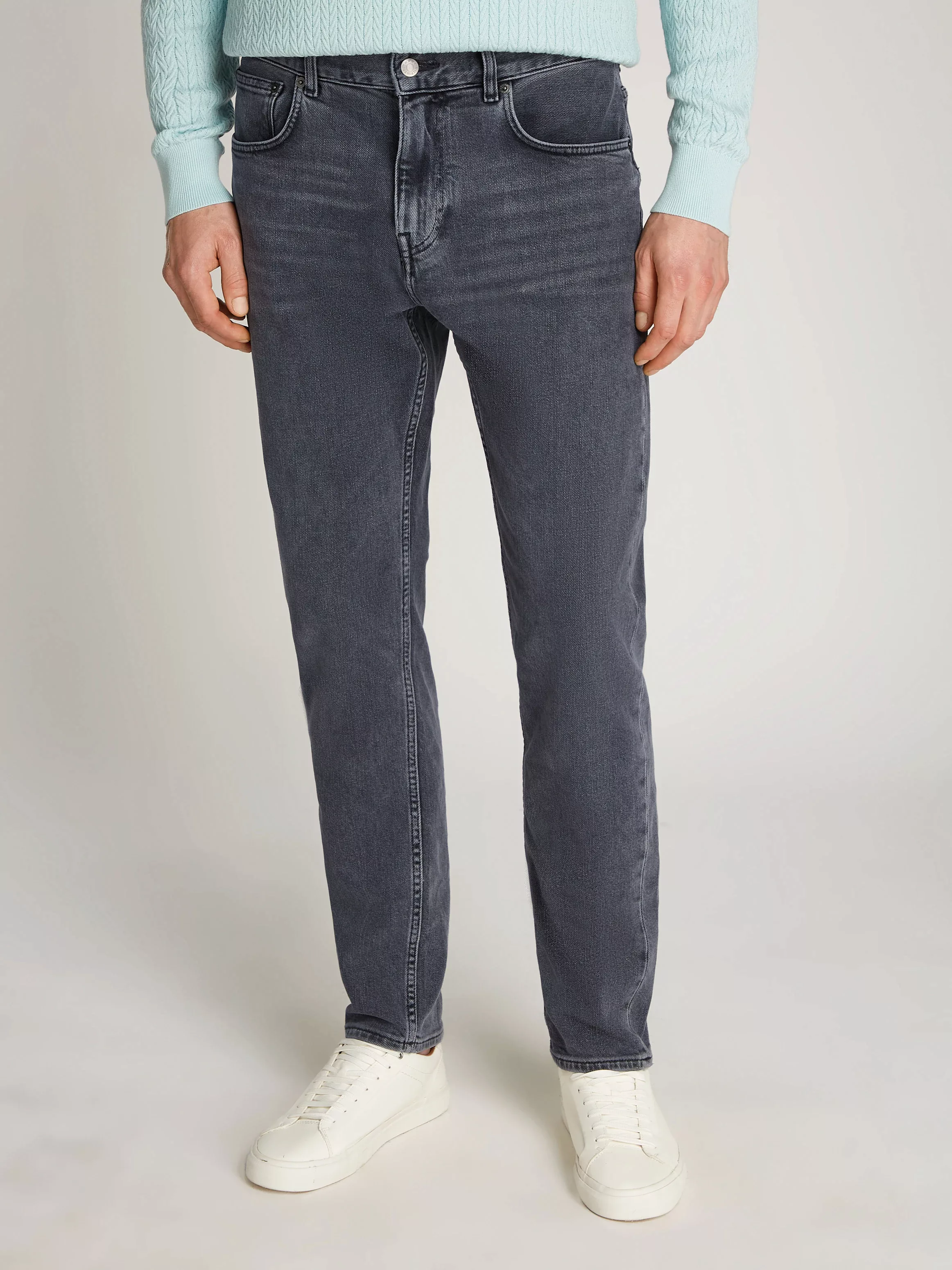 Tommy Hilfiger Tapered-fit-Jeans "TAPERED HARLEM STR TREVOR GREY", in graue günstig online kaufen