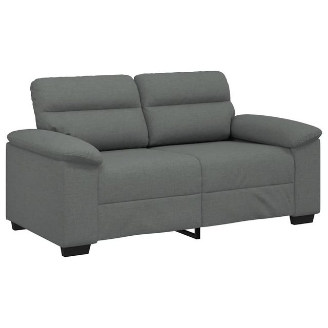 vidaXL Sofa 2-Sitzer-Sofa Dunkelgrau 120 cm Stoff günstig online kaufen