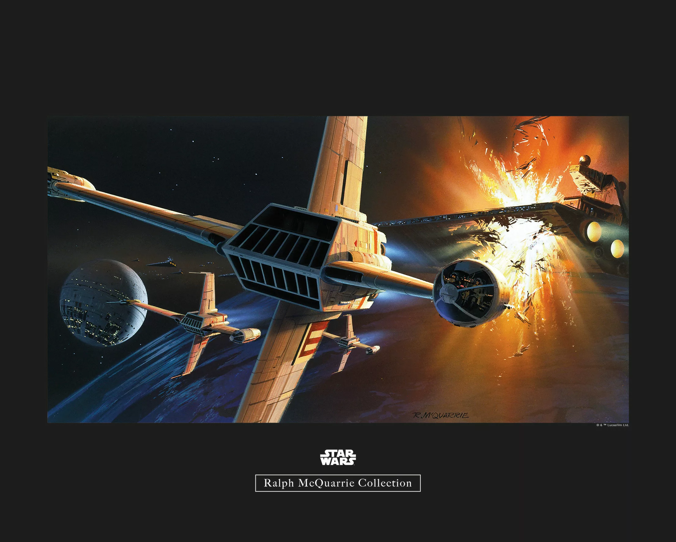Komar Wandbild Star Wars Orbit War 50 x 40 cm günstig online kaufen