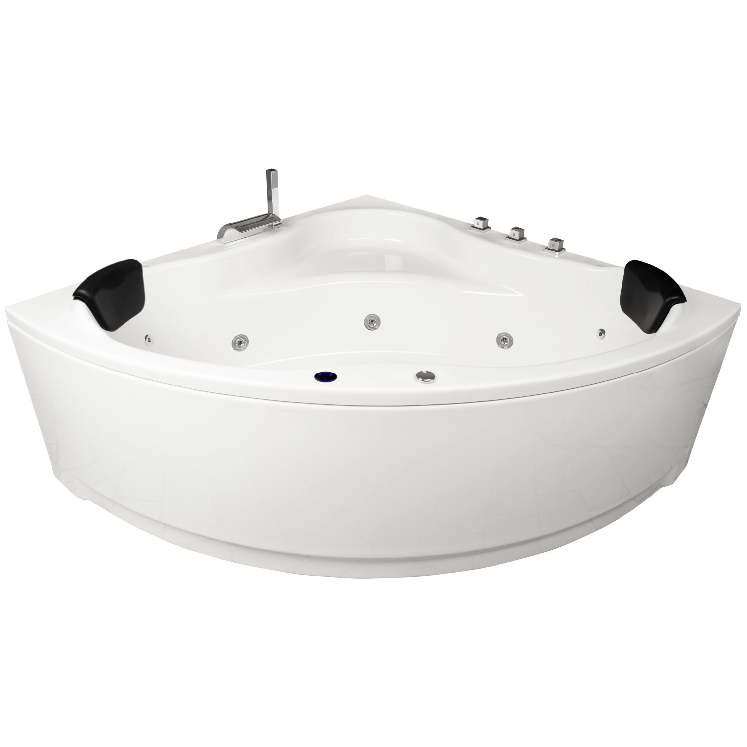 Basera® Indoor Eck-Whirlpool Badewanne Malai Basic 150 x 150 cm günstig online kaufen
