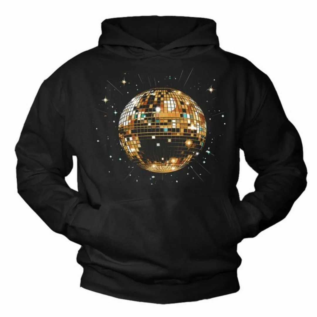 MAKAYA Kapuzenpullover Herren Retro Hip Hop Disco Sweatshirt Pullover mit K günstig online kaufen