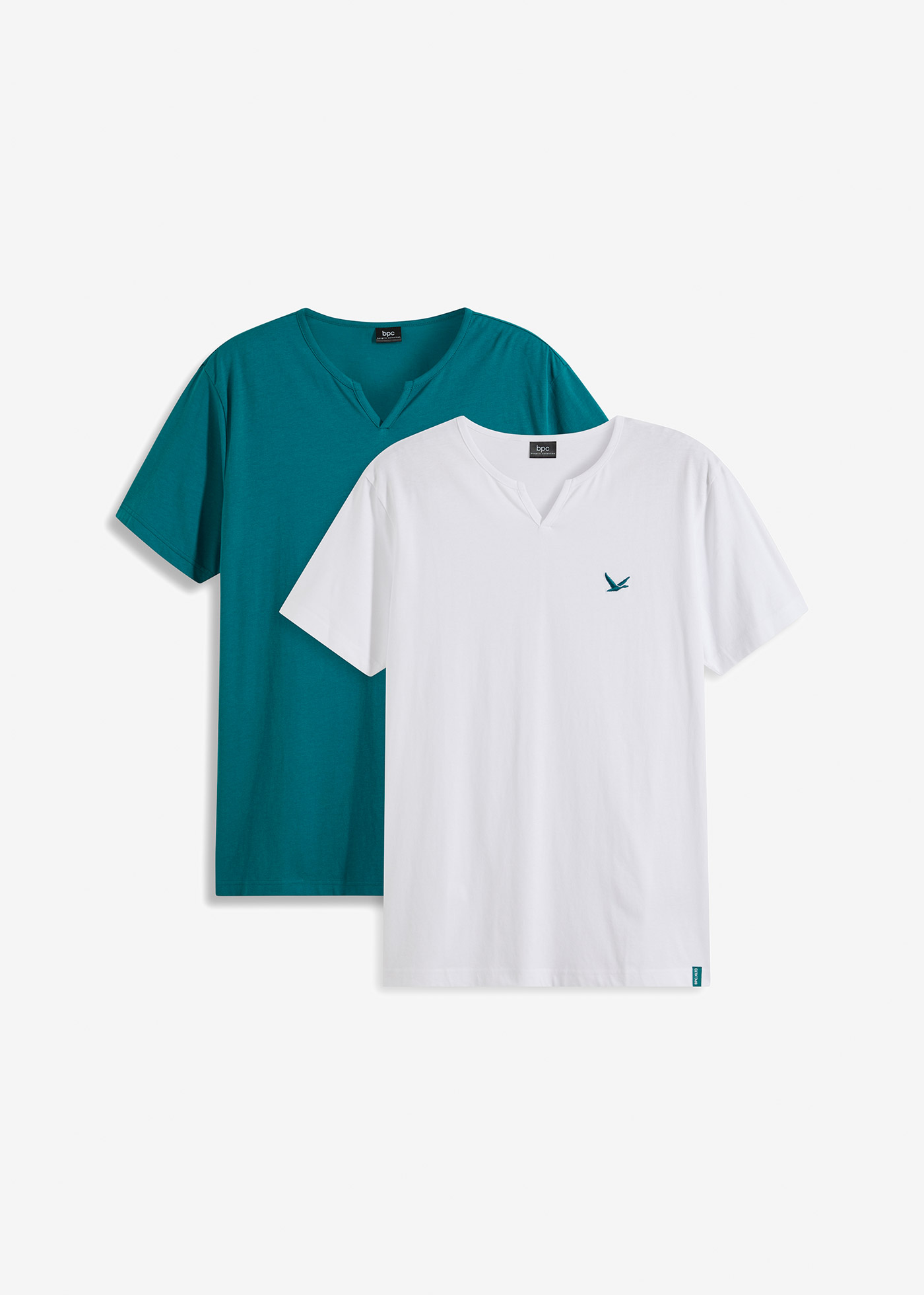 T-Shirt mit Komfortschnitt (2er Pack) günstig online kaufen