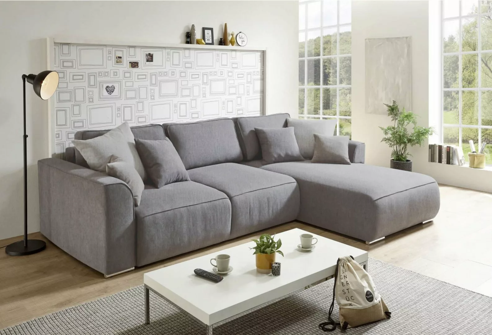 99rooms Ecksofa Gusto, L-Form, Eckcouch, wahlweise mit Bettfunktion und Bet günstig online kaufen