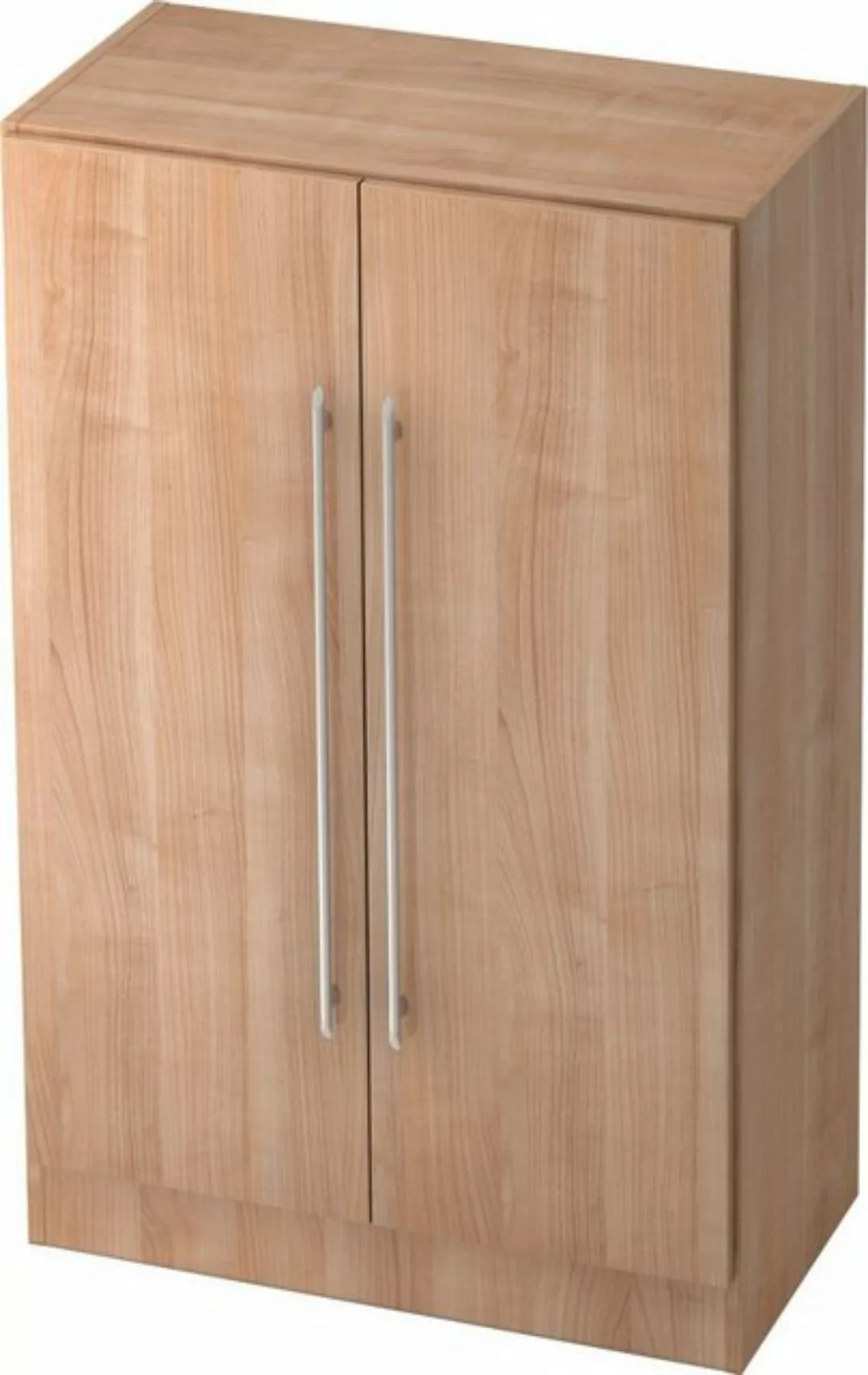 Aktenschrank Schrank Solid 3OH BxTxH 80x42x127cm Griff RE Nussbaum/Nussbaum günstig online kaufen