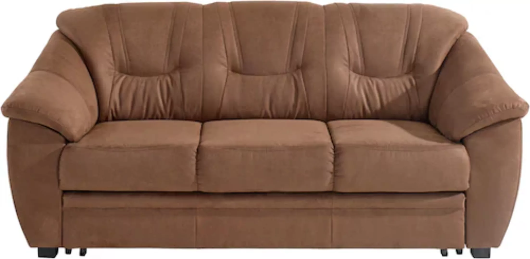 sit&more 3-Sitzer Safira, inklusive komfortablem Federkern, wahlweise mit B günstig online kaufen
