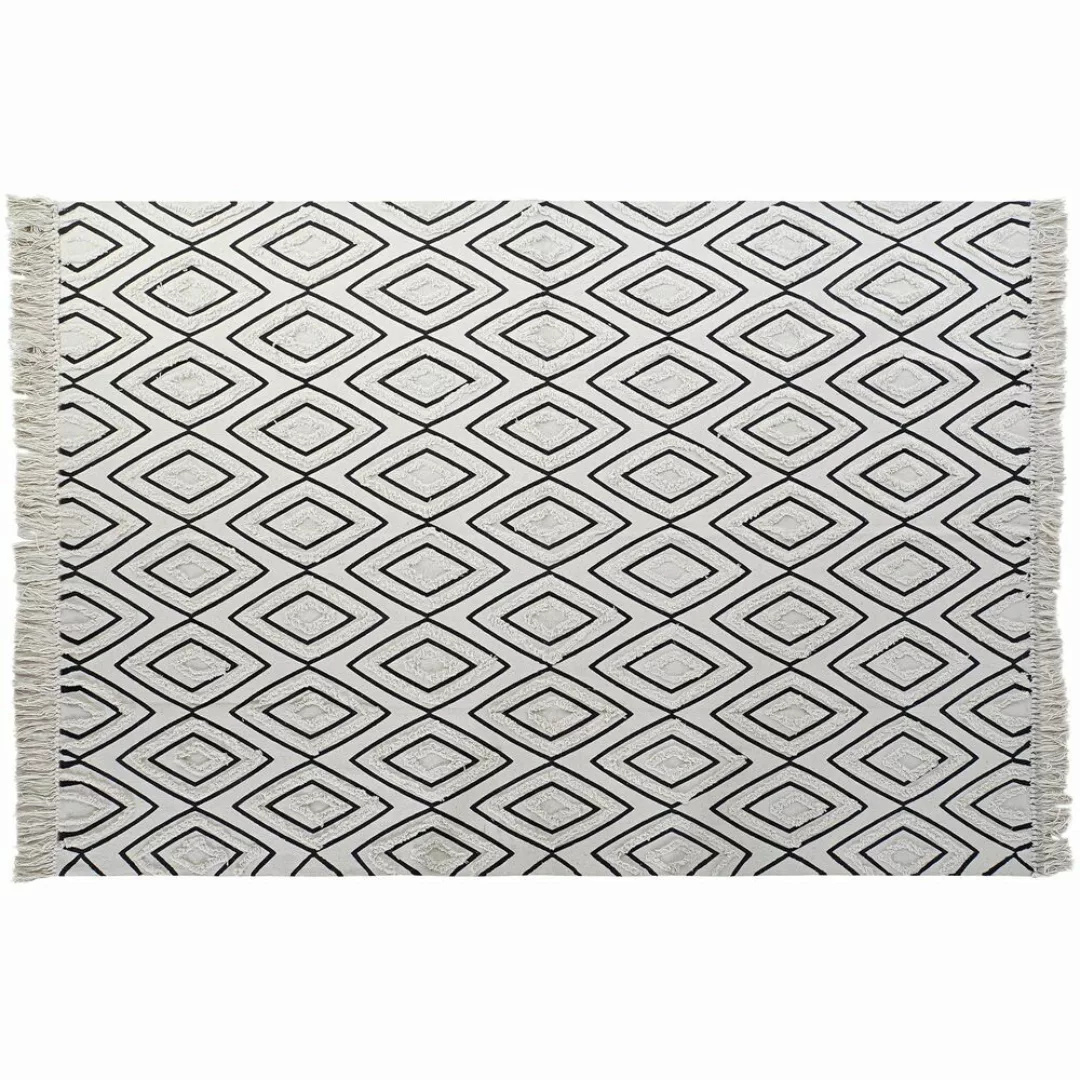 Teppich Dkd Home Decor Schwarz Weiß (160 X 250 X 0,7 Cm) günstig online kaufen