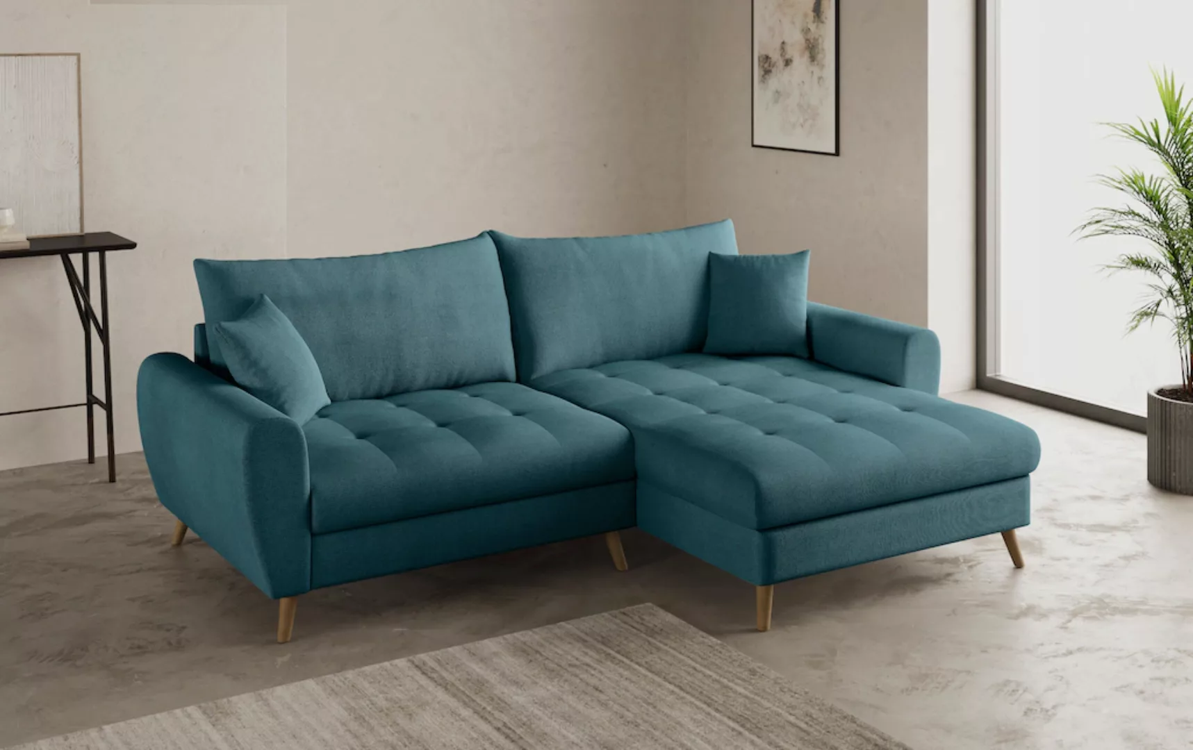 Mr. Couch Ecksofa »Blackburn II, L-Form«, Mit Kaltschaumpolsterung bis 140 günstig online kaufen