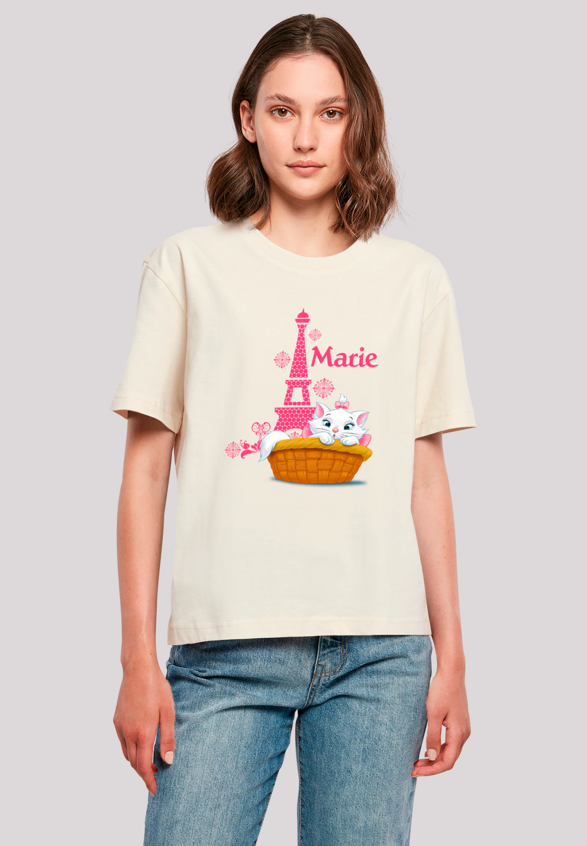 F4NT4STIC T-Shirt "Disney Aristocats Marie Eiffel tower Basket", Premium Qu günstig online kaufen