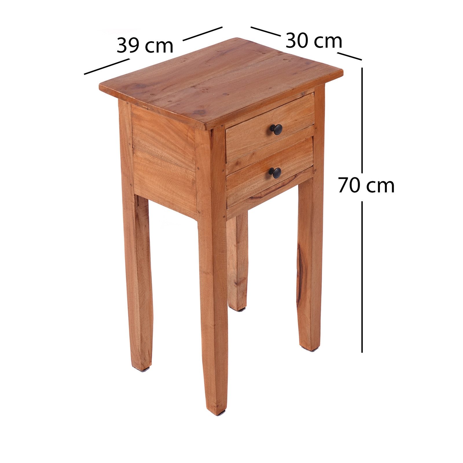 CREEDWOOD Beistelltisch BEISTELLTISCH "RIKA", Holz massivholz, günstig online kaufen