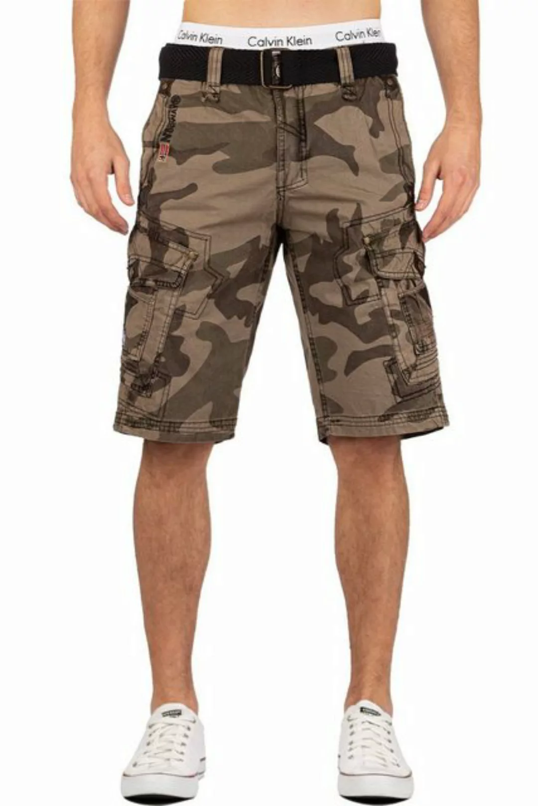 Geographical Norway Cargoshorts Herren kurze Hose bapeanut (1-tlg) inklusiv günstig online kaufen