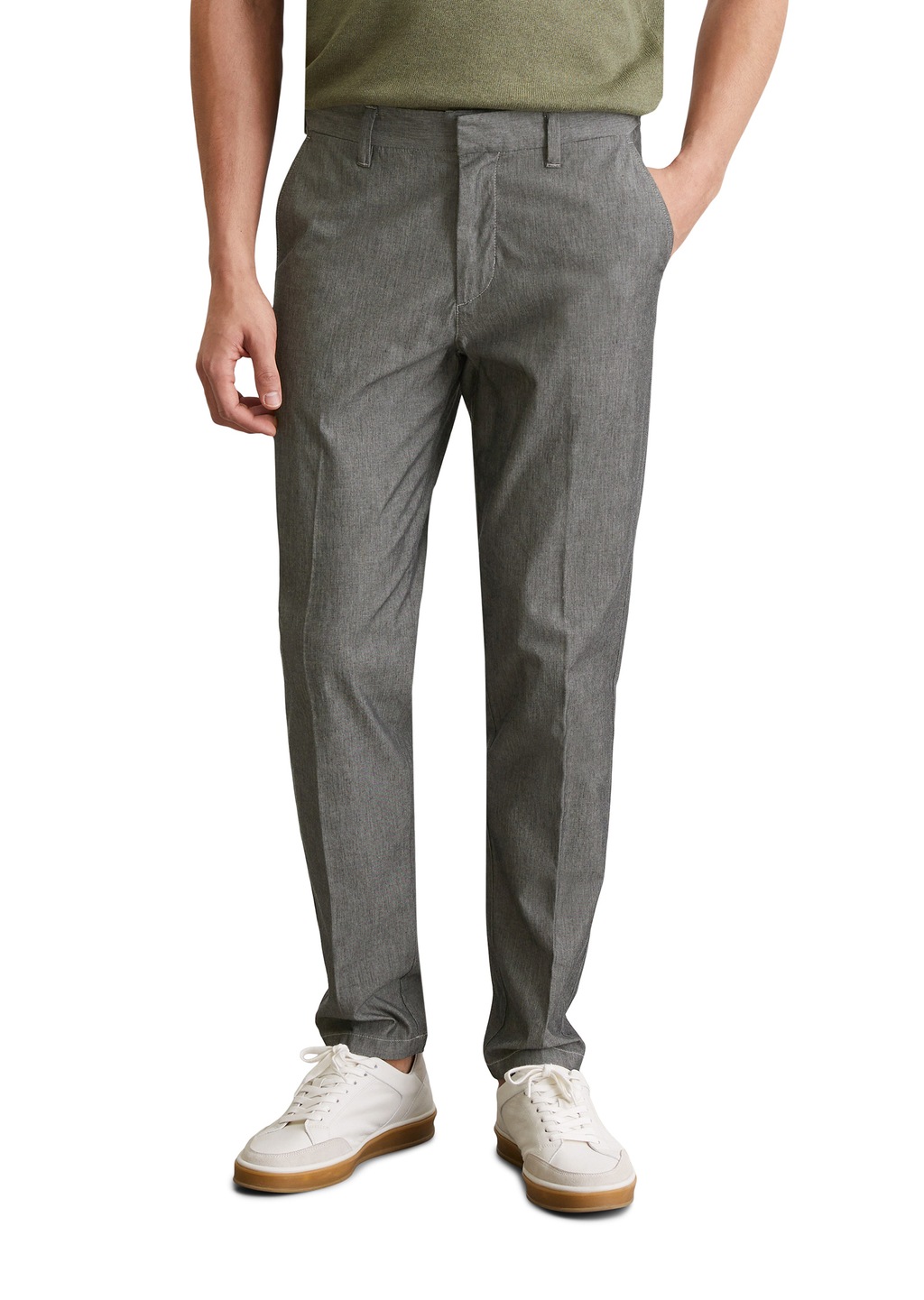 Marc OPolo Chinohose "aus leichtem Bio-Baumwoll-Chambray" günstig online kaufen