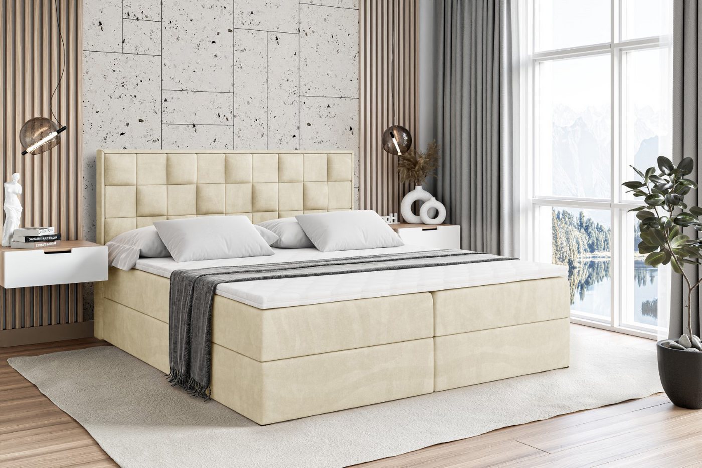 ALTDECOR Boxspringbett ZAFIRA-BZ günstig online kaufen