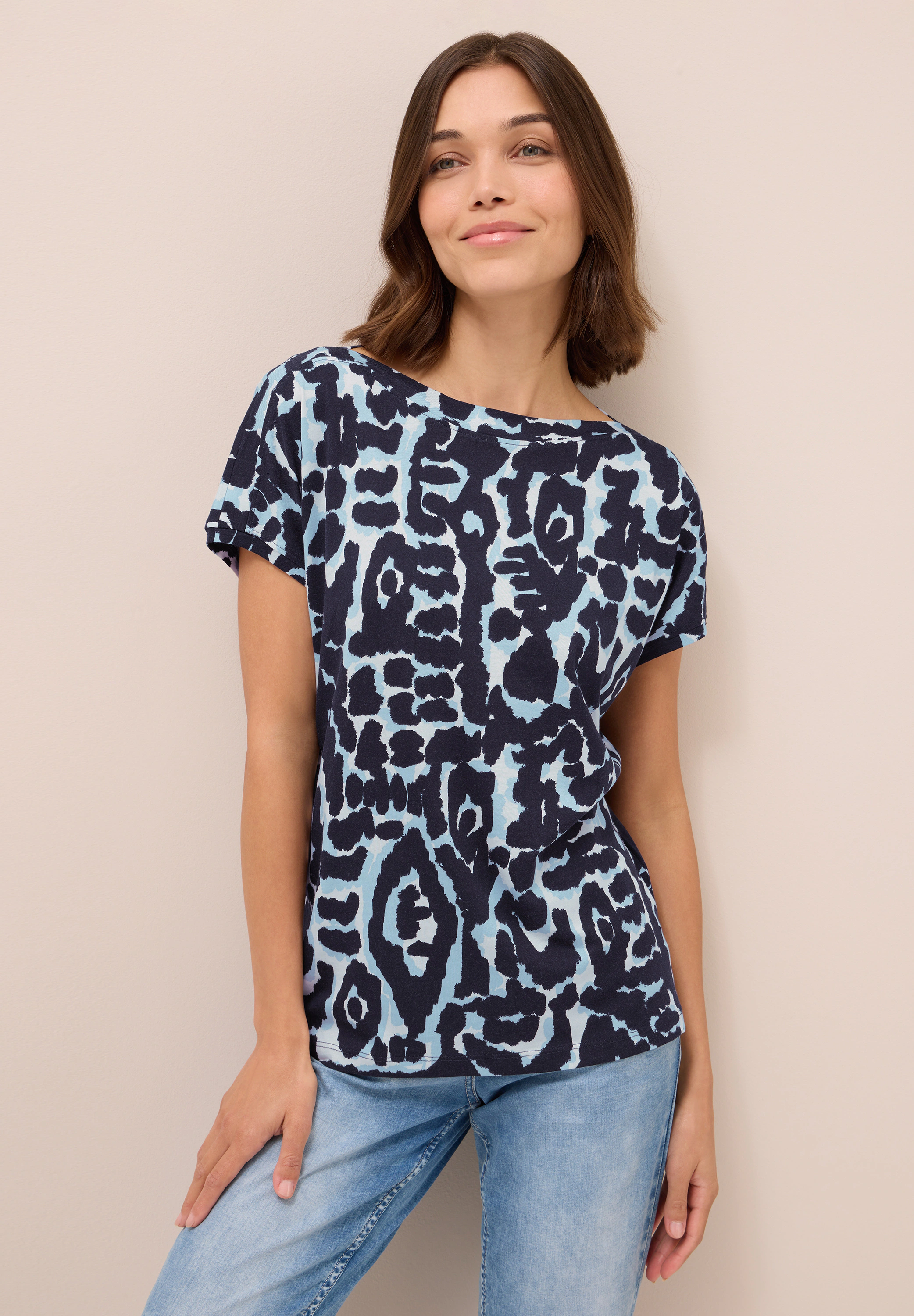 Cecil T-Shirt, mit grafischem Muster günstig online kaufen