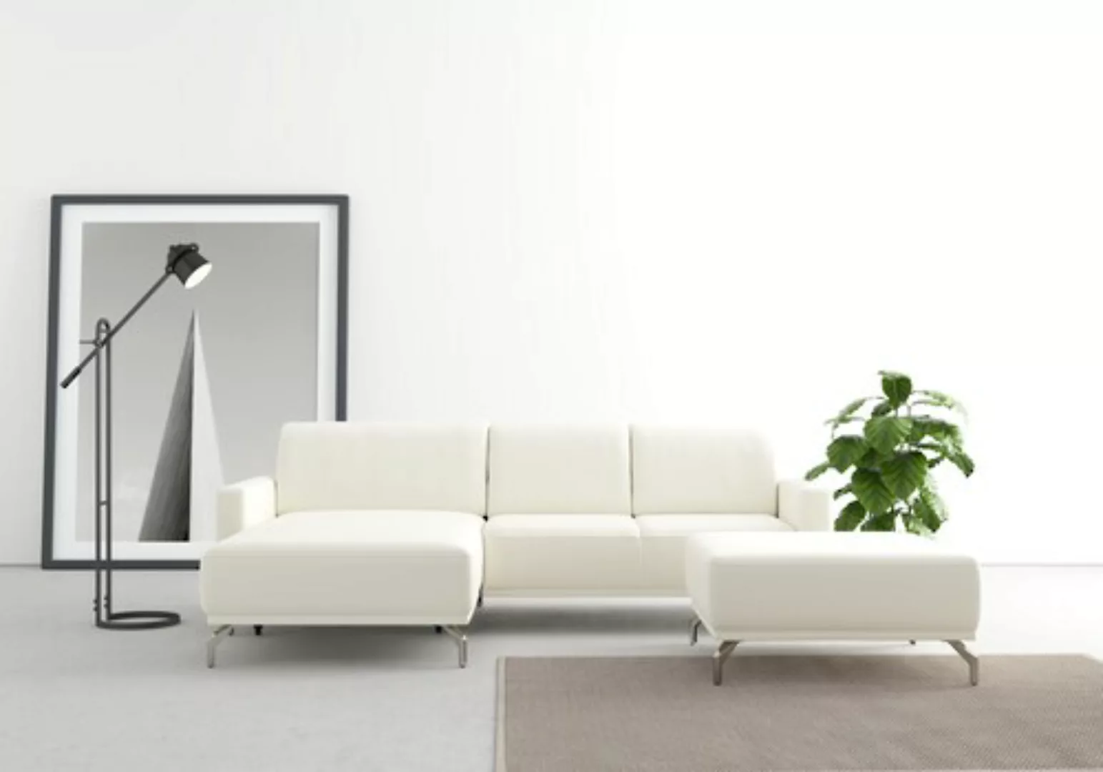sit&more Ecksofa »Bailando L-Form«, wahlweise mit Kopfteilverstellung und V günstig online kaufen