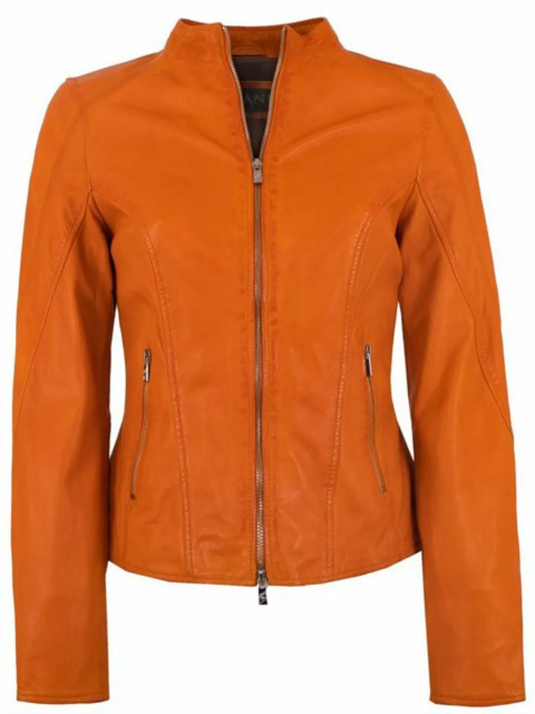 Jilani Lederjacke Yari Echtleder Damen Lederjacke Lammnappa orange günstig online kaufen