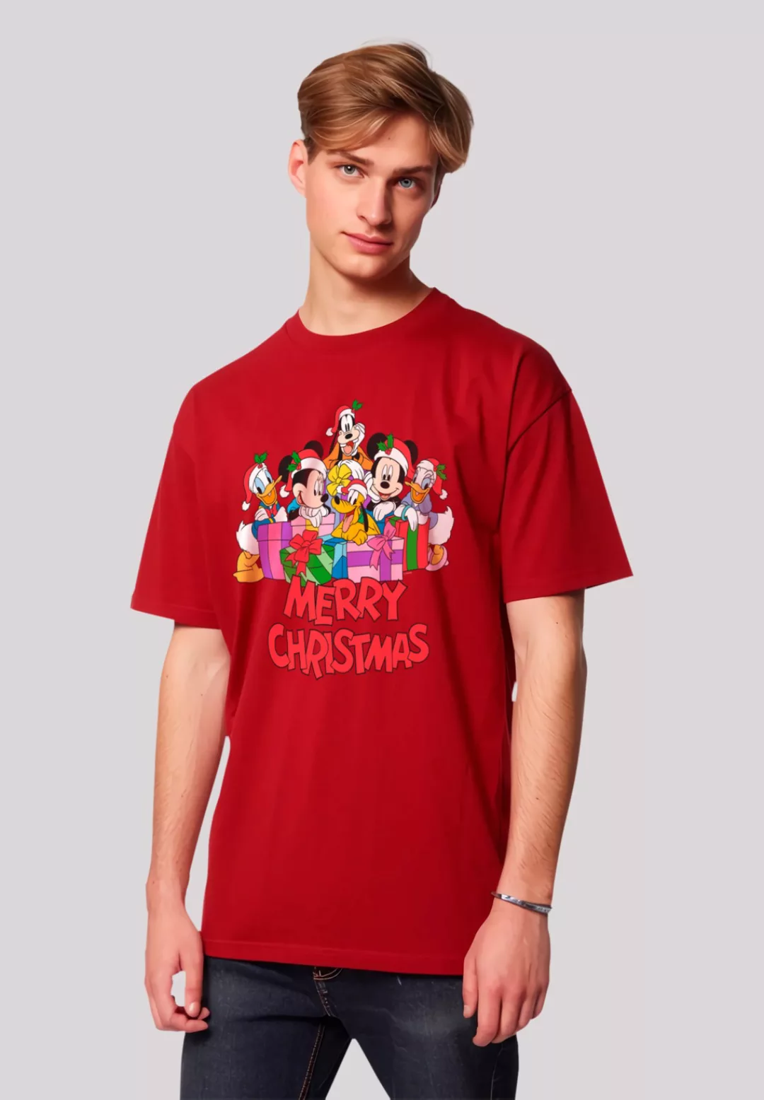 F4NT4STIC T-Shirt "Disney Micky Maus And Friends Christmas", Premium Qualit günstig online kaufen