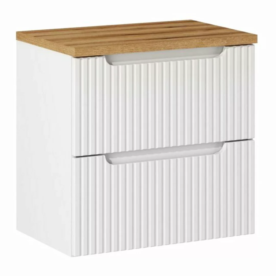 Lomadox Waschbeckenschrank NEWPORT-56-WHITE Waschtischunterschrank, 60cm br günstig online kaufen