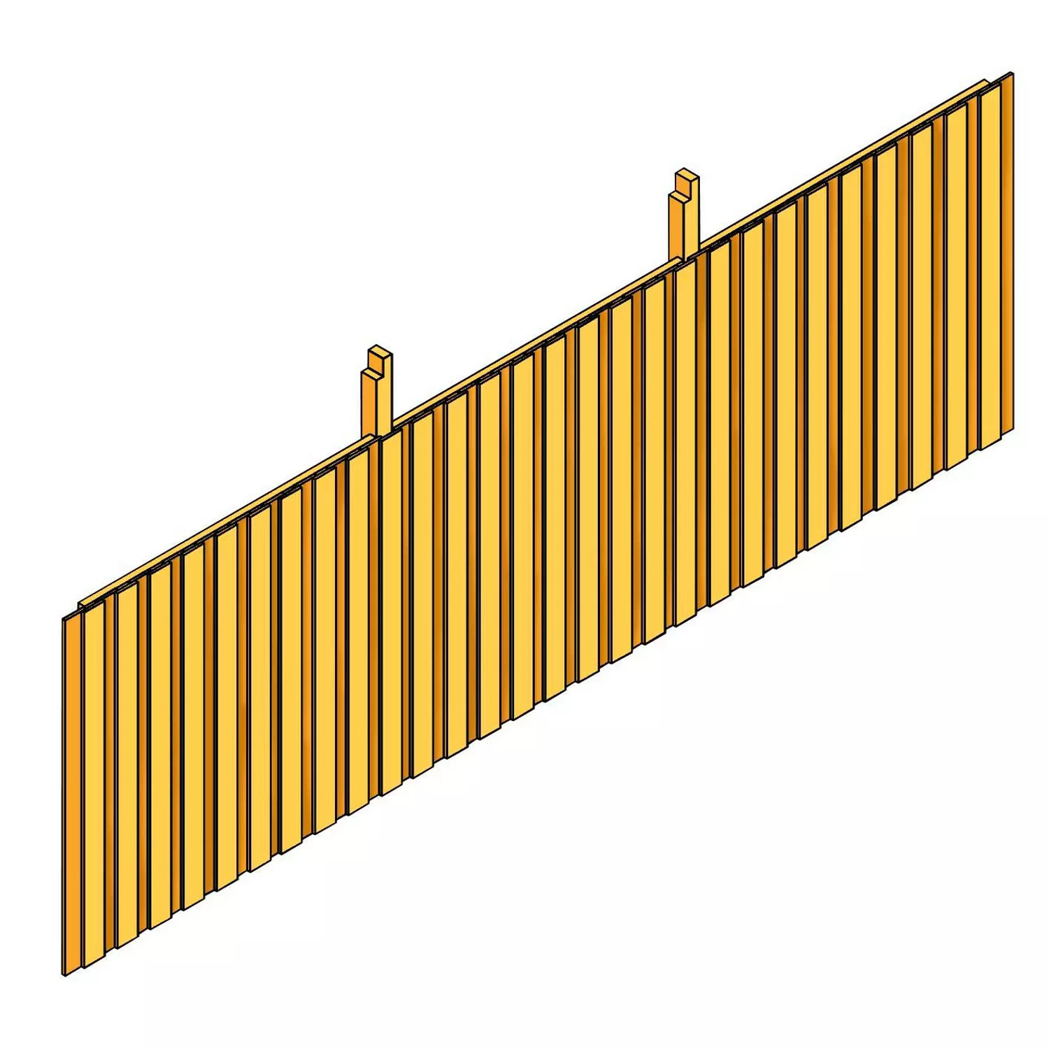 Skan Holz Rückwand Deckelschalung Leimholz 550 cm x 180 cm günstig online kaufen