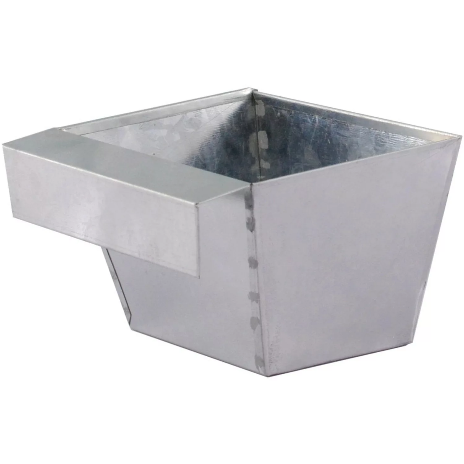 Zink-Blumenkasten für Palettenbau 15 cm x 10,5 cm x 9 cm Silber günstig online kaufen