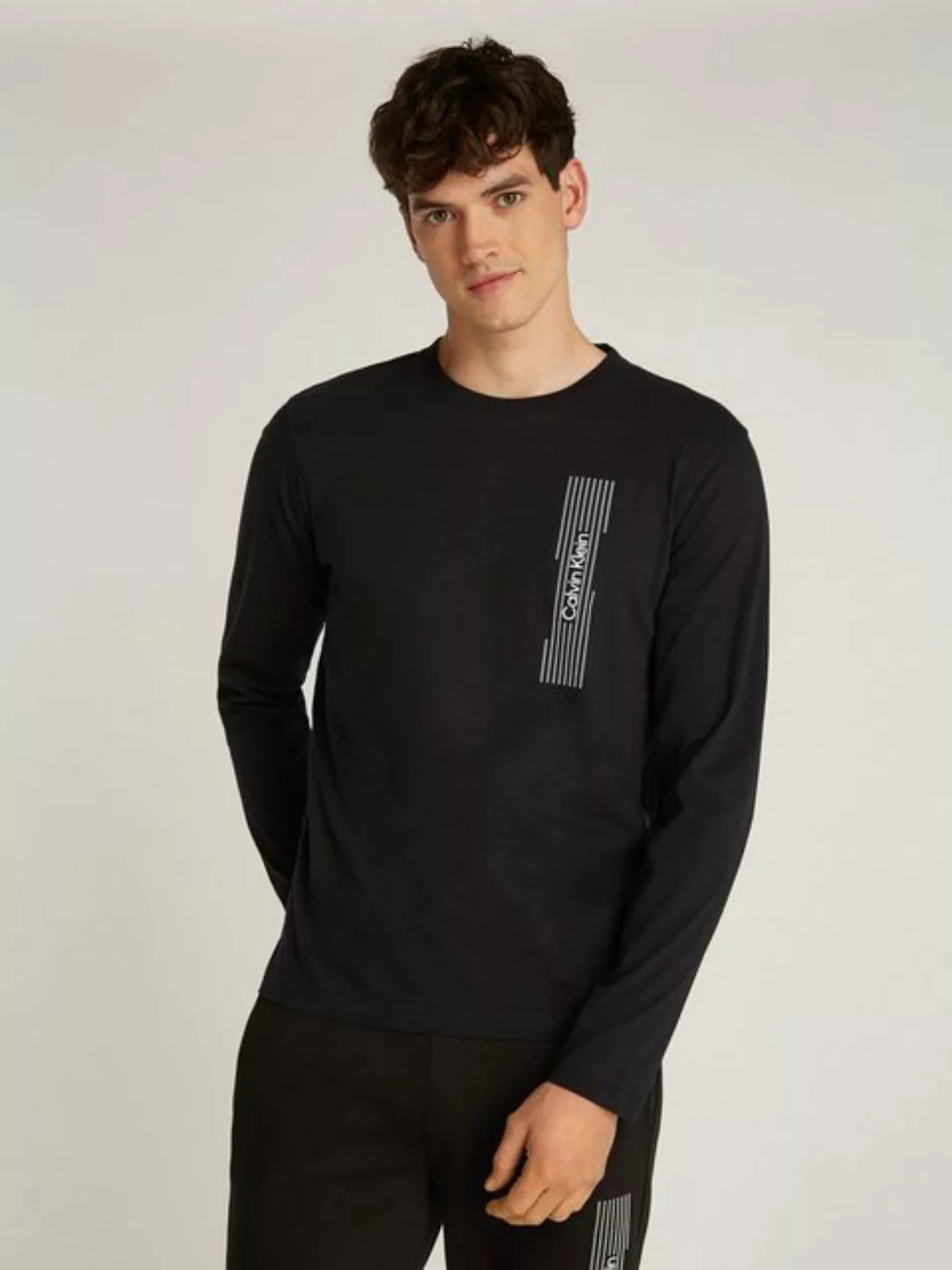 Calvin Klein Langarmshirt "HORIZONTAL LOGO LS T-SHIRT", mit Logoprägung günstig online kaufen