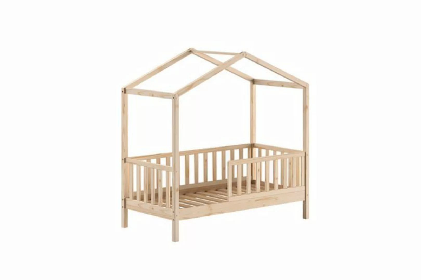 58 aufm Kessel Kinderbett Juniorbett Karie 148x76x151 Kinderbett Massivholz günstig online kaufen