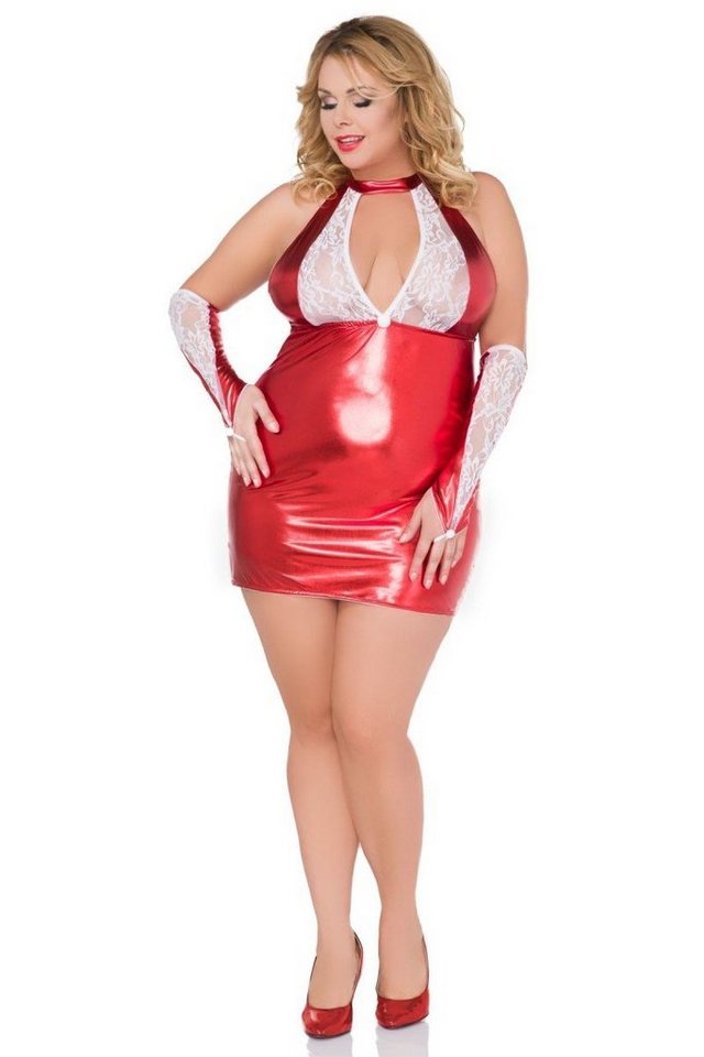 Andalea Minikleid in rot/weiß - 42/44 günstig online kaufen