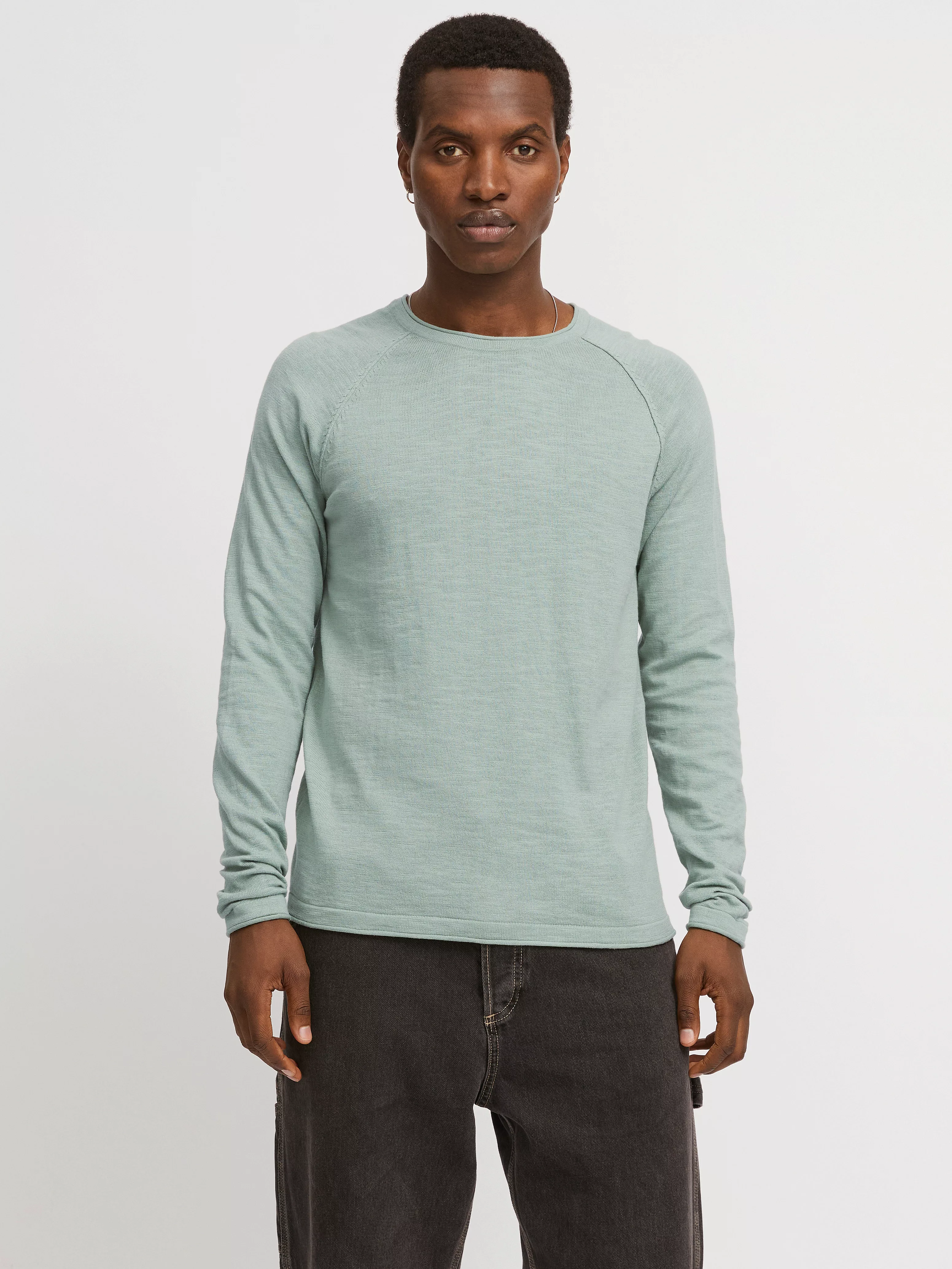 Jack & Jones Rundhalspullover "JJEBREEZE KNIT CREW NECK SN", mit Rundhalsau günstig online kaufen