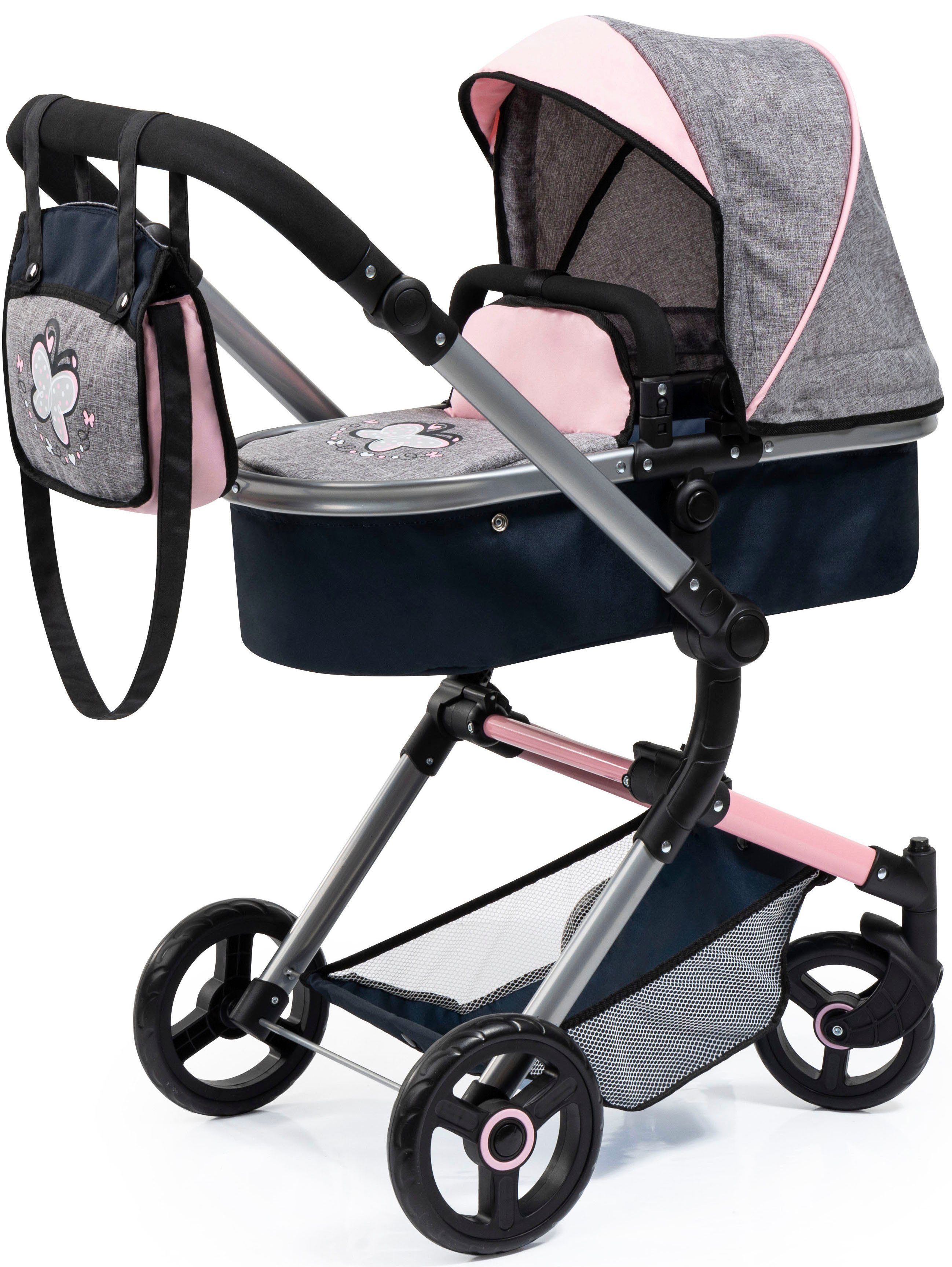 Bayer Kombi-Puppenwagen Puppenwagen Vario, inkl. Wickeltasche günstig online kaufen