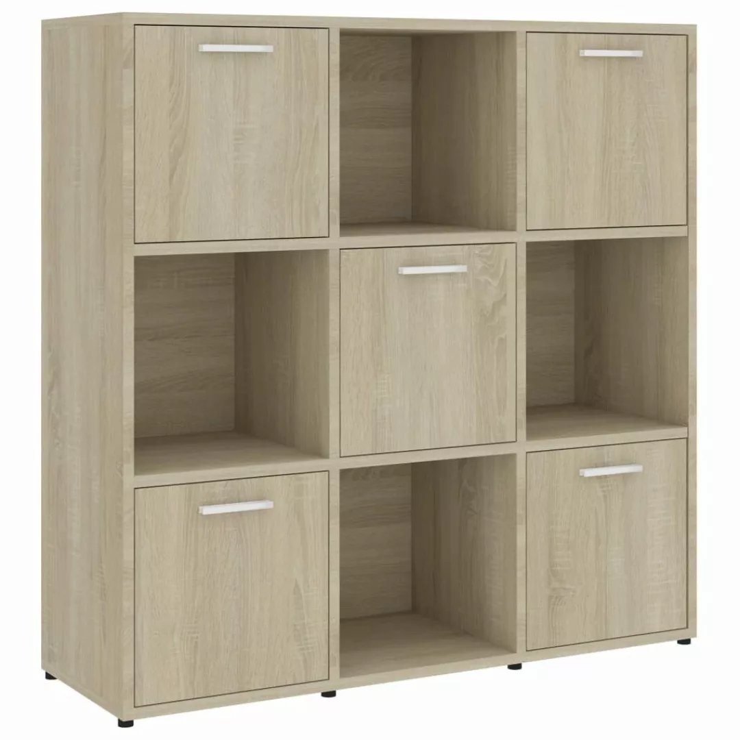 vidaXL Bücherregal Bücherregal Sonoma-Eiche 90x30x90 cm günstig online kaufen