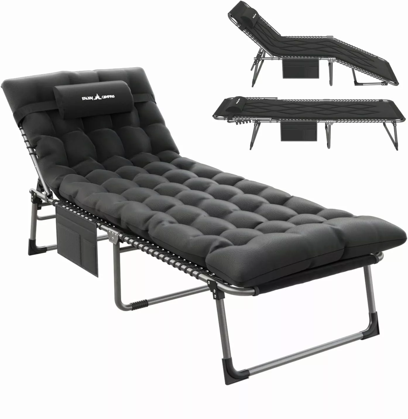 UDPATIO Campingliege Camping Betten Feldbetten Klappbar, günstig online kaufen