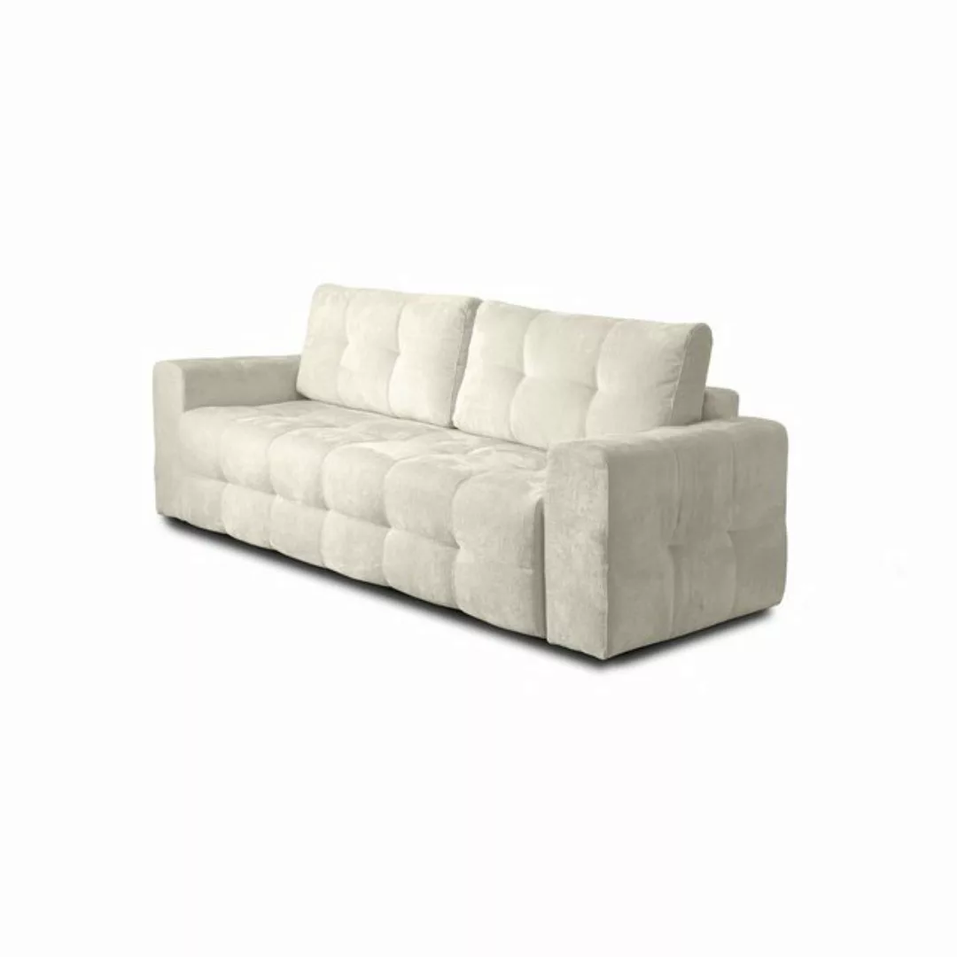 Fun Möbel Sofa Schlafsofa Designersofa Sofa 3-Sitzer ARIELLE, inkl. 2 Rücke günstig online kaufen