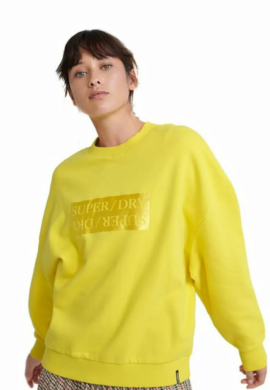 Superdry Sweatshirt Superdry Crewneck Damen THE EDIT SLOUCHY CREW Dry Meado günstig online kaufen