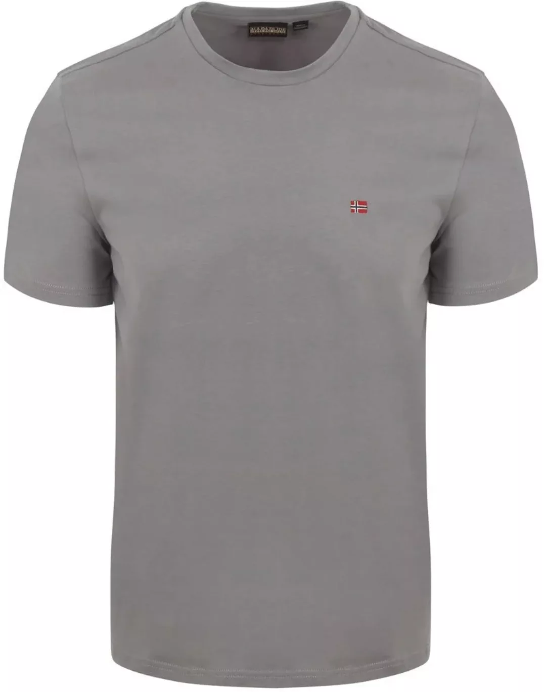 Napapijri Salis T-shirt Mid Grau - Größe S günstig online kaufen