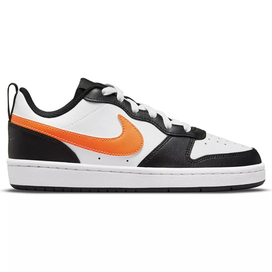 Nike Court Borough Low 2 Gs Sportschuhe EU 35 1/2 White / Total Orange / Bl günstig online kaufen