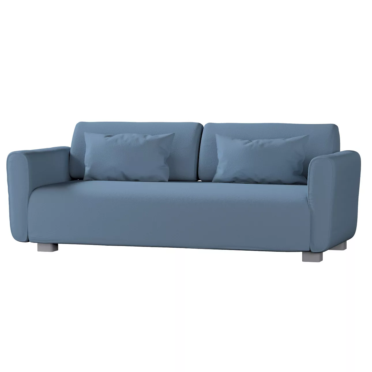 Bezug für Mysinge 2-Sitzer Sofa, blau, Sofabezug Mysinge 2-Sitzer, Bouclé ( günstig online kaufen