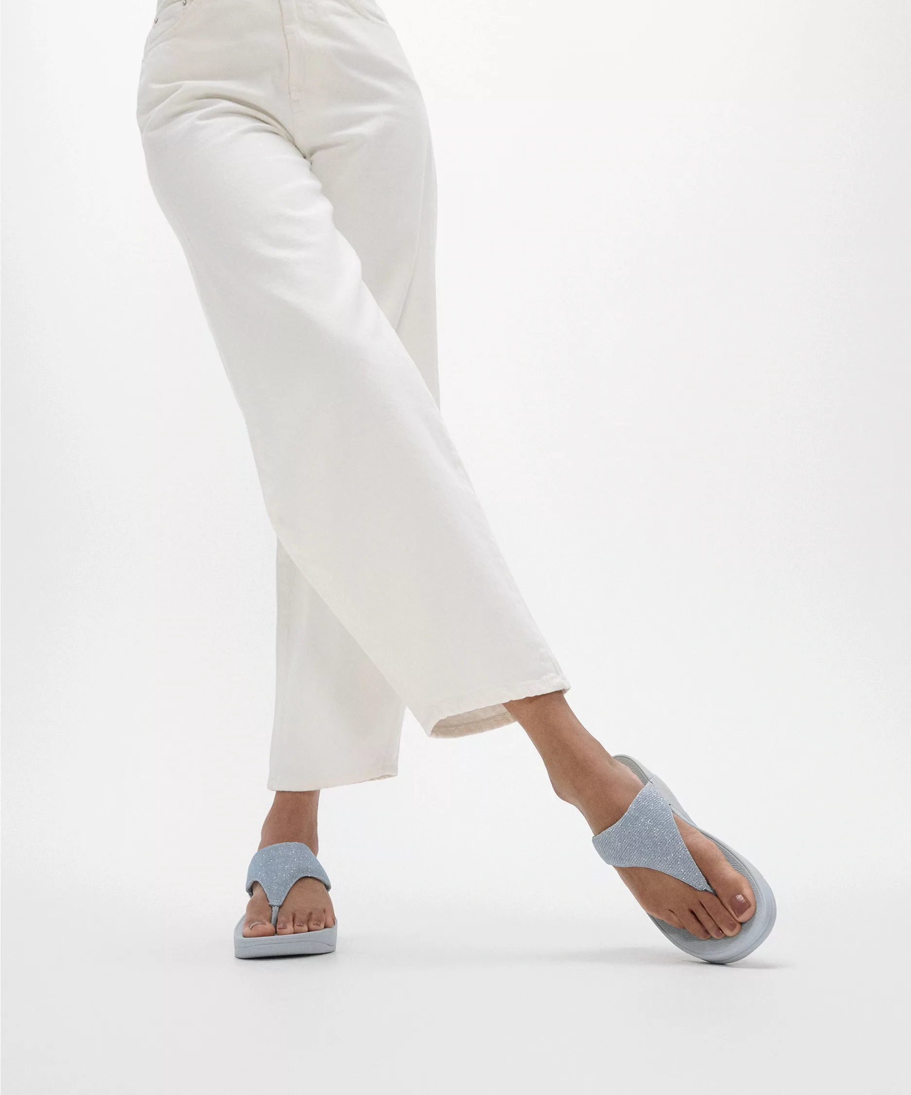 Fitflop Zehentrenner "LULU SHIMMERLUX TOE-POST SANDALS", Keilabsatz, Sommer günstig online kaufen