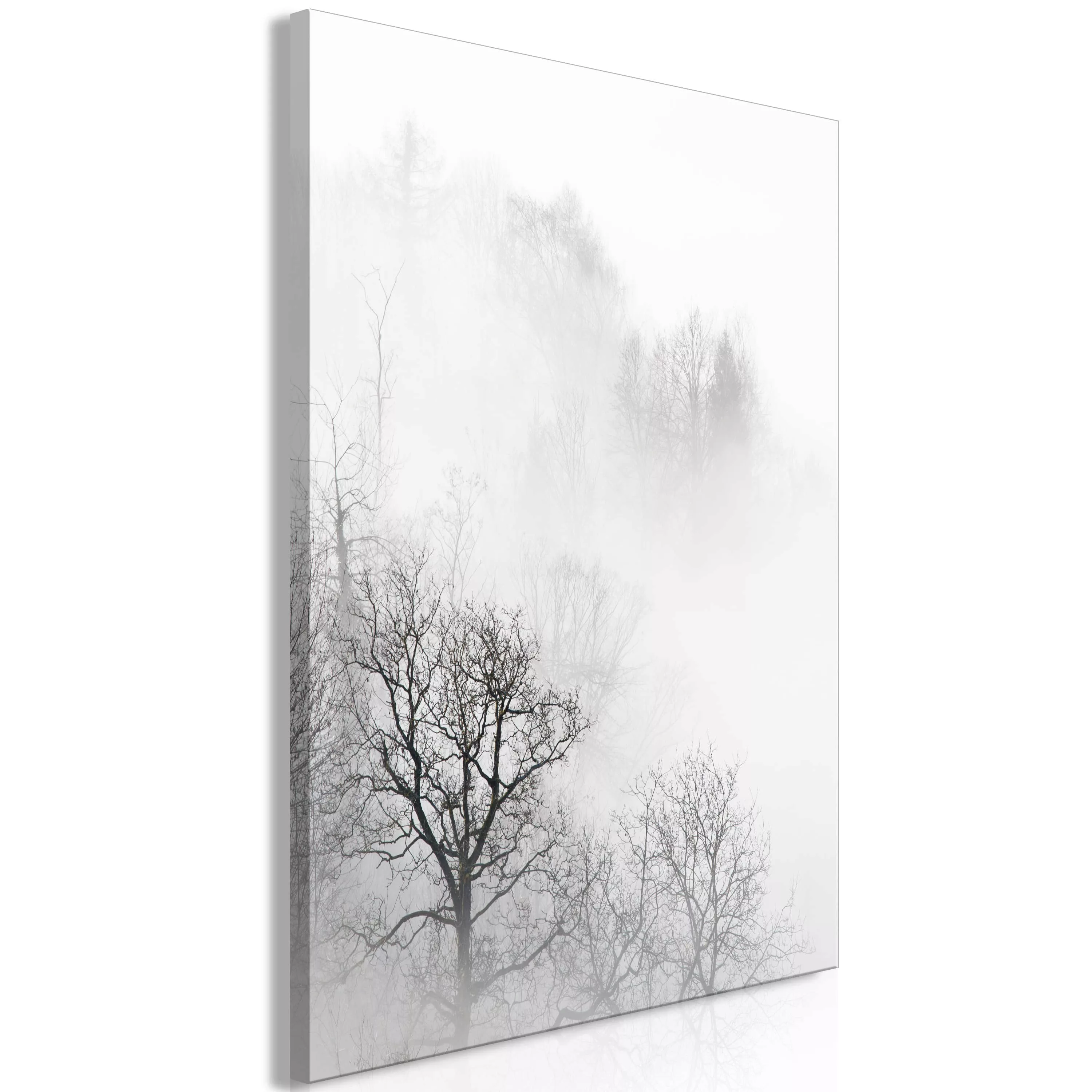 Wandbild - Trees In The Fog (1 Part) Vertical günstig online kaufen