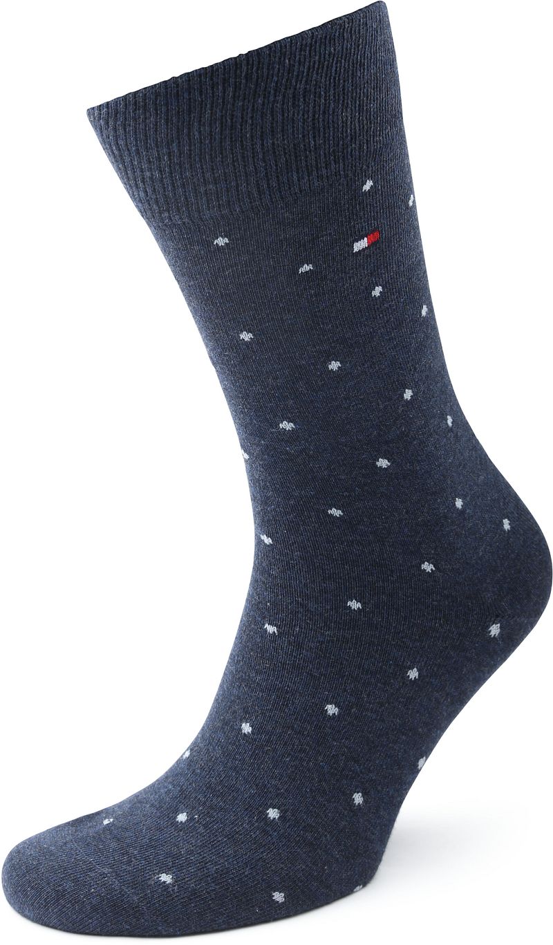 Tommy Hilfiger 2-Pack Socken Blau 003 - Größe 43-46 günstig online kaufen