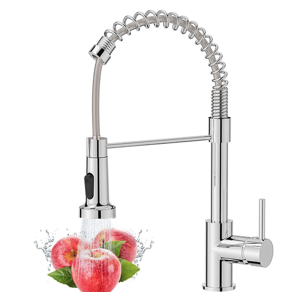 ZEUOPQ Spültischarmatur Wasserhahn Küche, Hoher Bogen günstig online kaufen