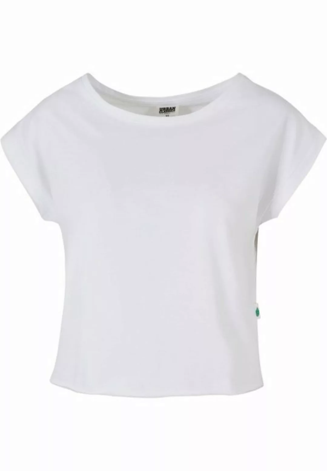 URBAN CLASSICS T-Shirt Urban Classics Damen Ladies Organic Open Edge Tee (1 günstig online kaufen