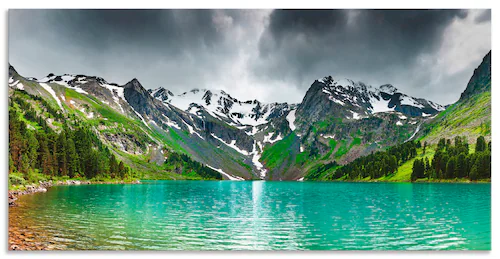 Artland Wandbild "Bergsee", Berge, (1 St.), als Alubild, Outdoorbild, Leinw günstig online kaufen