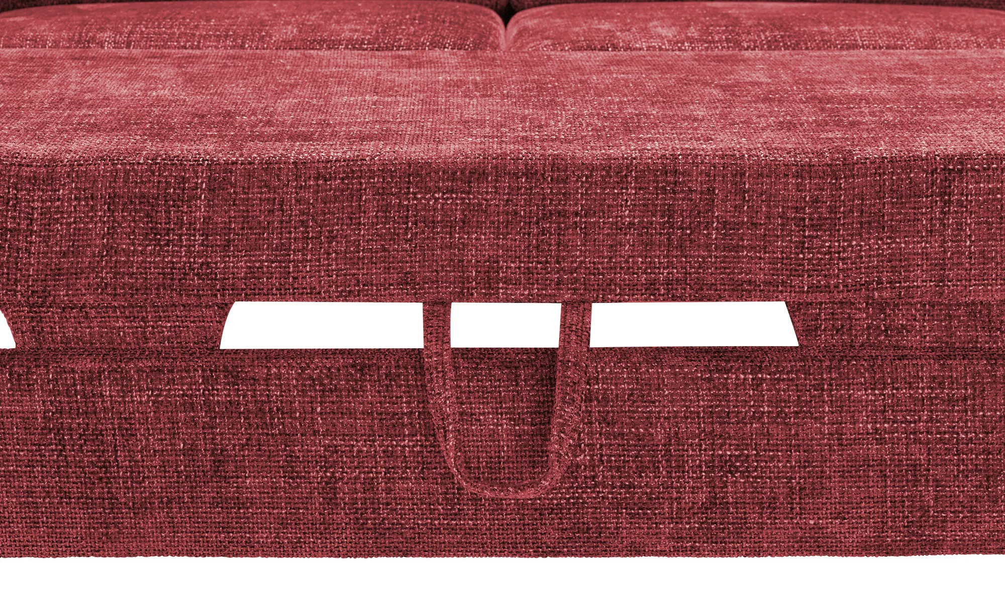 Polstermöbel Oelsa Ecksofa  Selecta-Home ¦ rot ¦ Maße (cm): B: 262 H: 89 T: günstig online kaufen