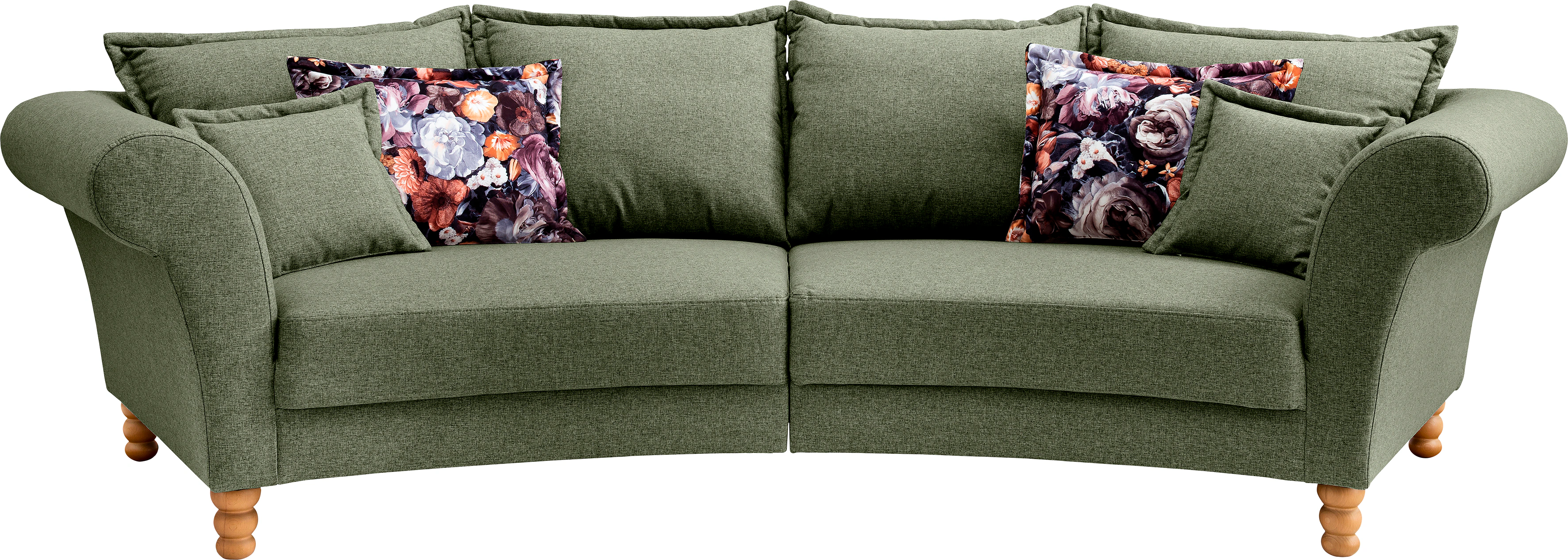 Home affaire Big-Sofa "Tassilo geschwungene Formensprache, bequem, Mega Sof günstig online kaufen