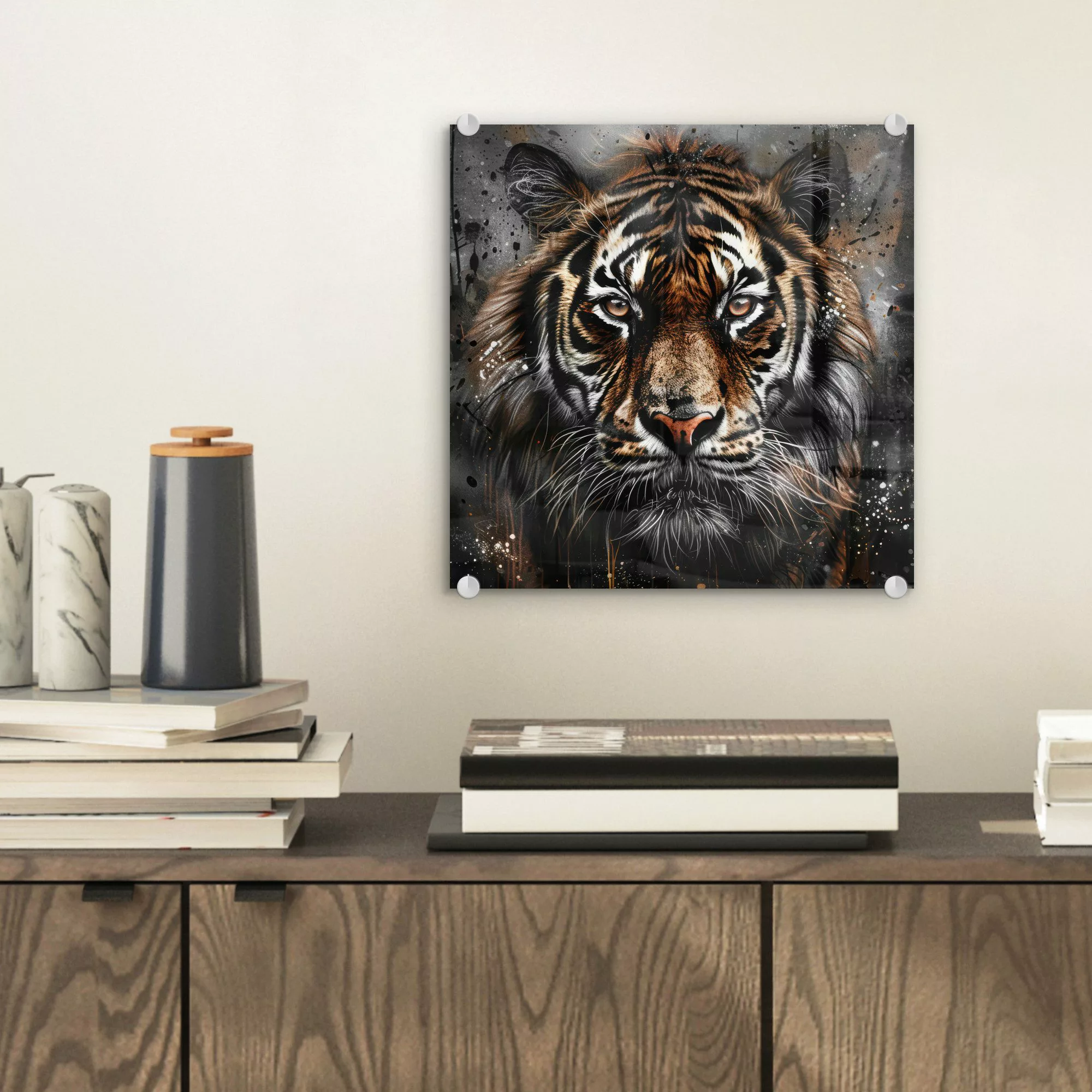 MuchoWow Acrylglasbild Tiger - Tiere - günstig online kaufen