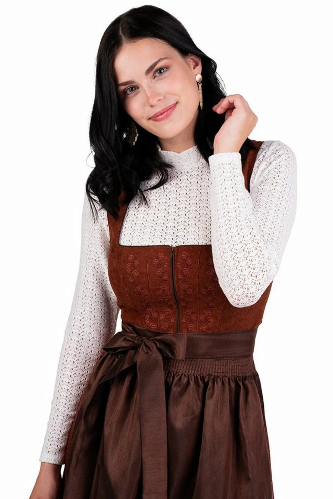 Spieth & Wensky Dirndl Cord Dirndl 2tlg. - EPHYRA - rost günstig online kaufen