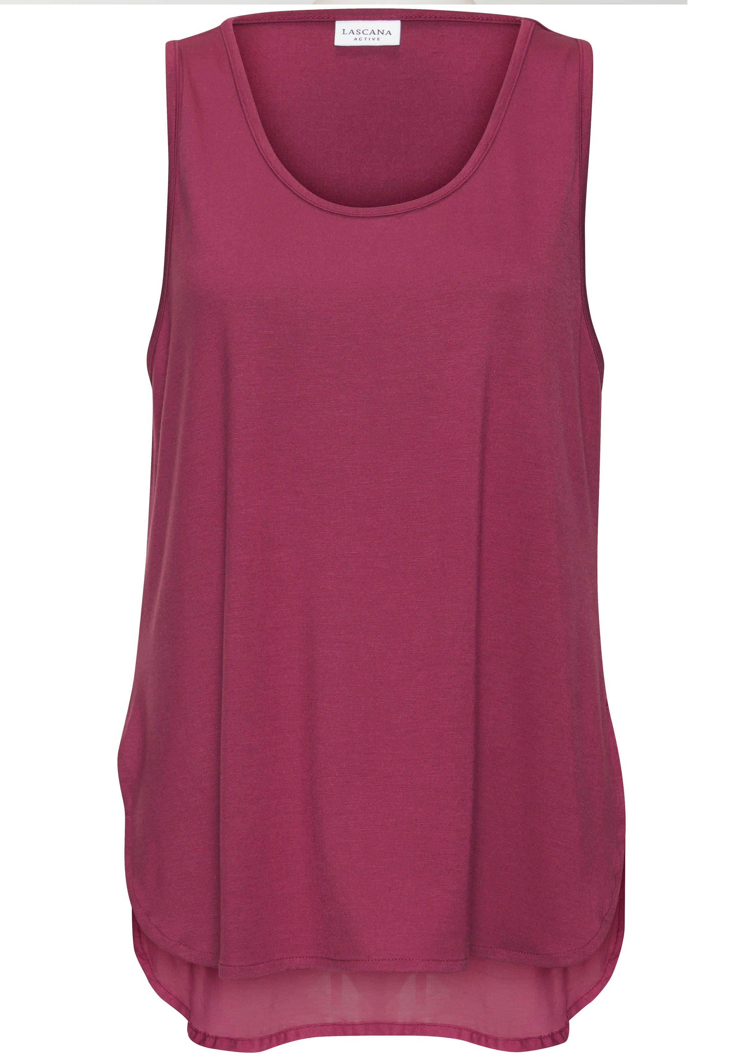 LASCANA ACTIVE Tanktop, Sporttop mit Mesheinsatz und Racerback günstig online kaufen
