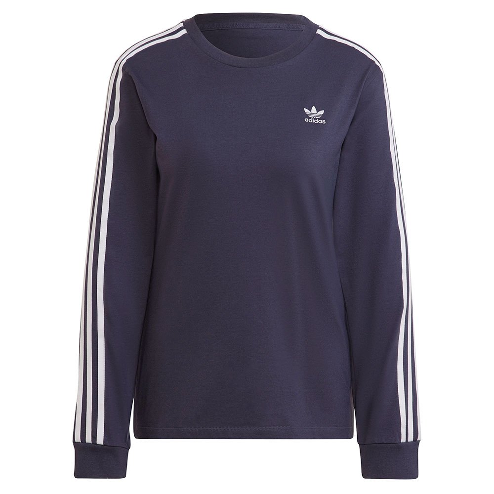 Adidas Originals 3 Stripes Langarm-t-shirt 40 Shadow Navy günstig online kaufen