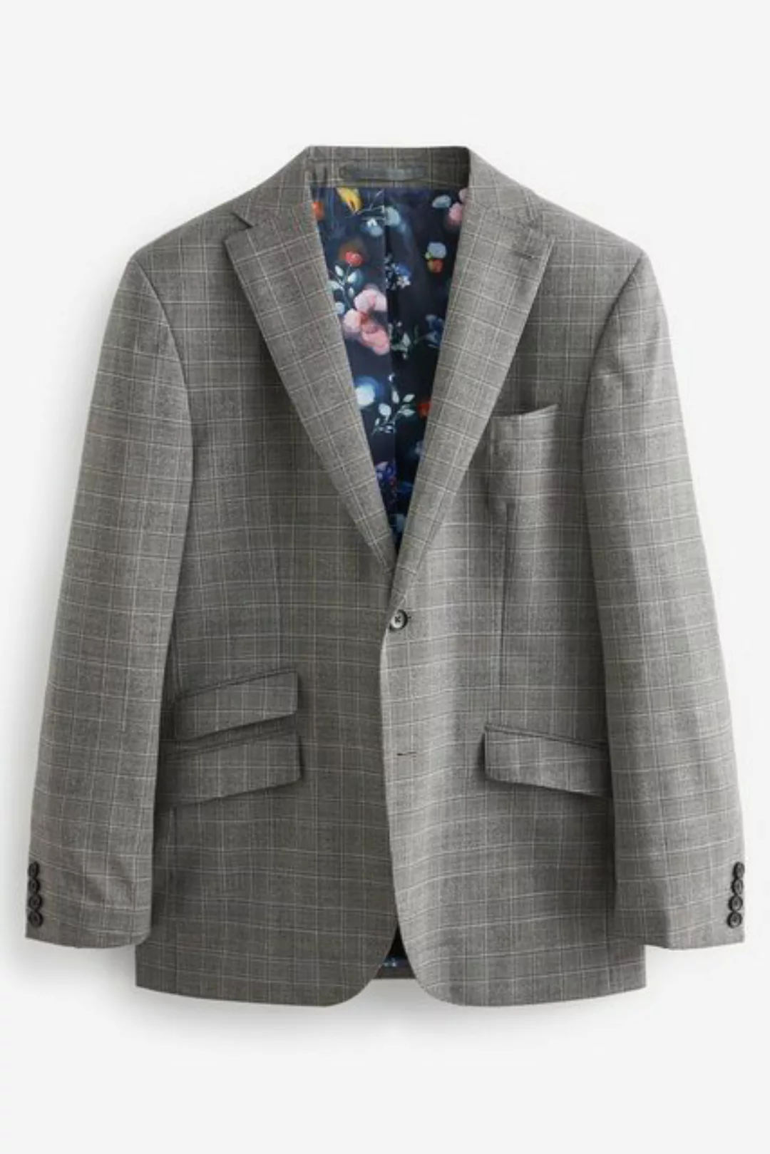Next Baukastensakko Signature Karierter Anzug: Tailored Fit Sakko (1-tlg) günstig online kaufen