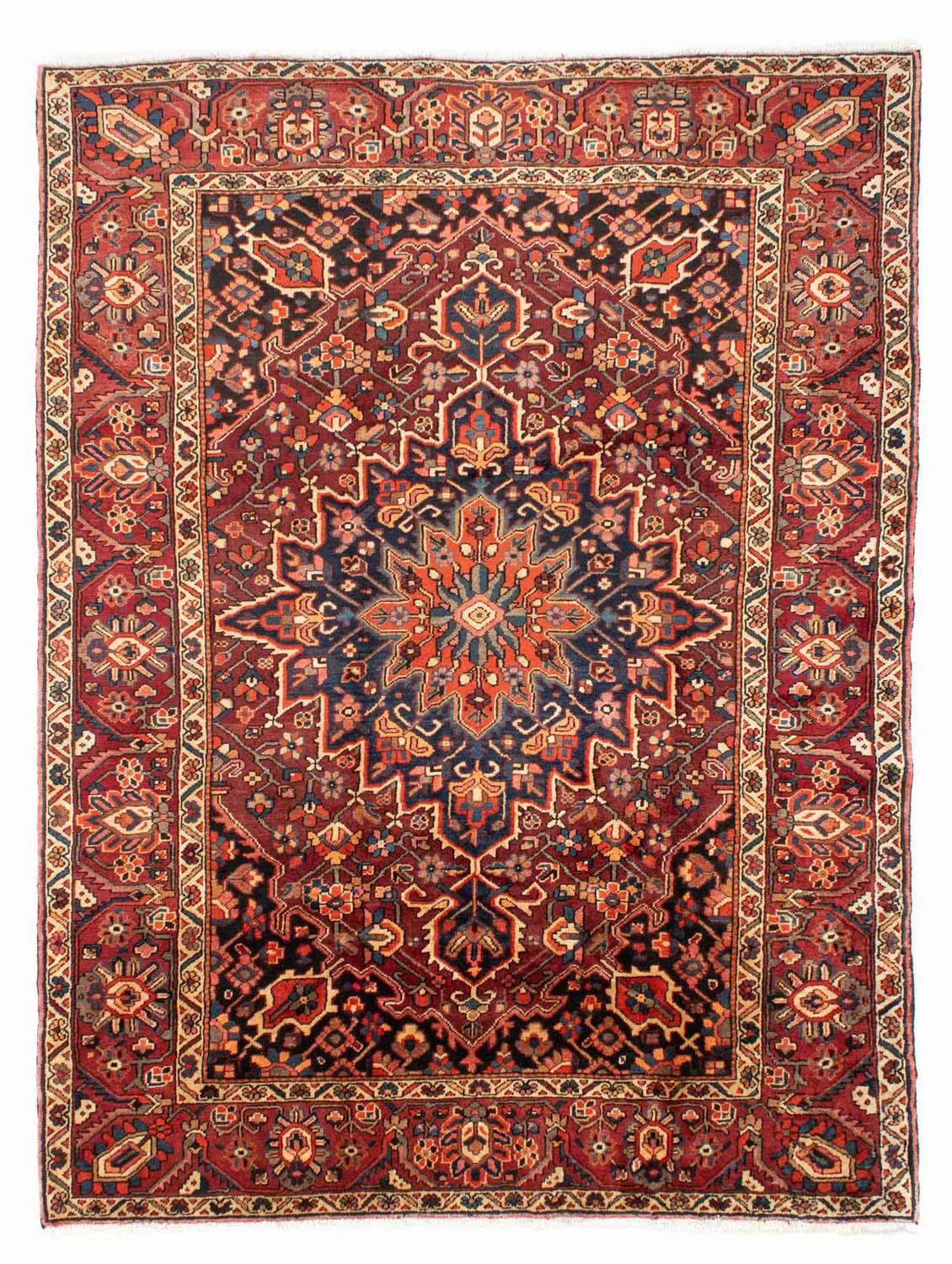 morgenland Wollteppich »Bachtiar Medaillon Rosso chiaro 279 x 230 cm«, rech günstig online kaufen